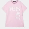 Versace LOGO UNISEX T Shirt Imprimé Candy/bianco