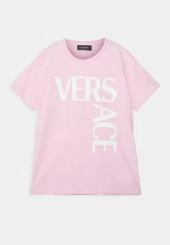 Versace LOGO UNISEX T Shirt Imprimé Candy/bianco