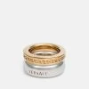 Versace ANELLO Bague Oro Palladio Femme