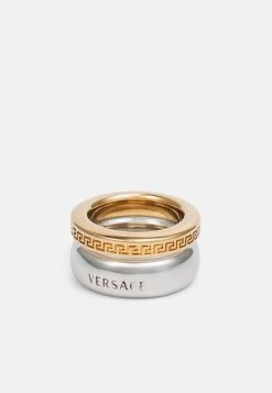 Versace ANELLO Bague Oro Palladio Femme