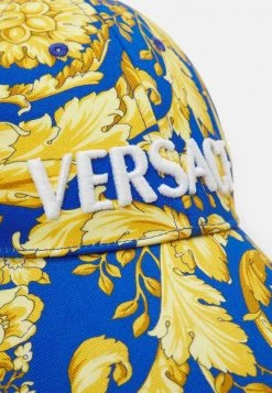 Versace UNISEX Casquette Blue/gold -Versace Soldes 2022 02b8e93237d34243ab2b68a51e10ec05