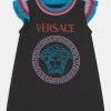 Versace Enfant Robe De Jour Nero/turchese/lilla/rosso