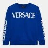 Versace ST. LOGO GRECA UNISEX Sweatshirt Sapphire