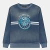 Versace LOGO MEDUSA Sweatshirt Blu Medio/azzurro/bianco Enfant