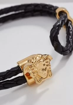 Versace BRACELET Bracelet Nero Unisex -Versace Soldes 2022 0714d87ca51247a8bf7d5f11efca4009