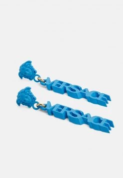 Versace Femme Boucles D'oreilles Blue -Versace Soldes 2022 0893ba27f3ea4f8d8fba3b02c5f0922b