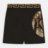 Versace Enfant STAMPA MEDUSA GRECA Short De Bain Nero