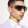 Versace UNISEX Lunettes De Soleil Silver Coulored