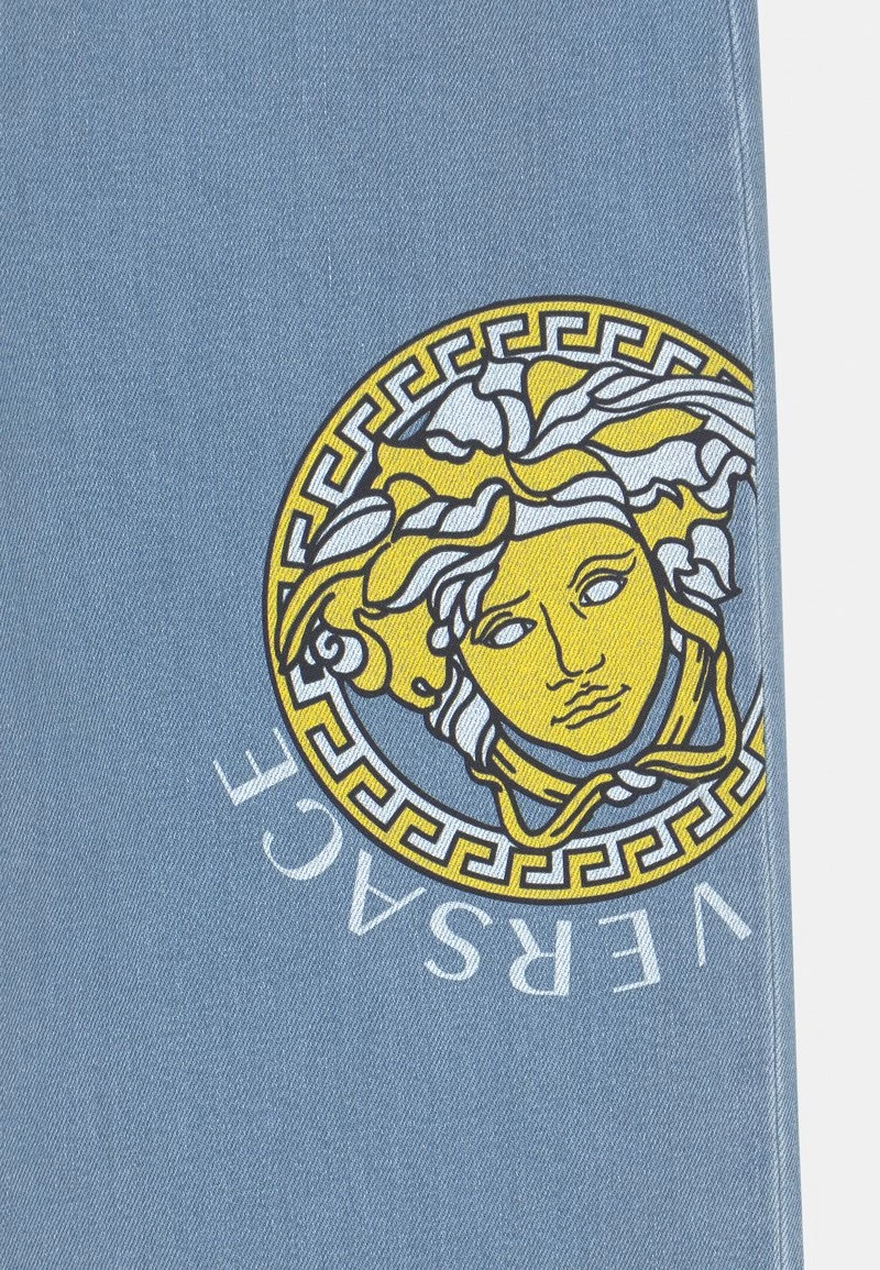 Versace MEDUSE UNISEX Jean Boyfriend Blue/multicolor 3 Versace MEDUSE UNISEX Jean Boyfriend Blue/multicolor – Image 3