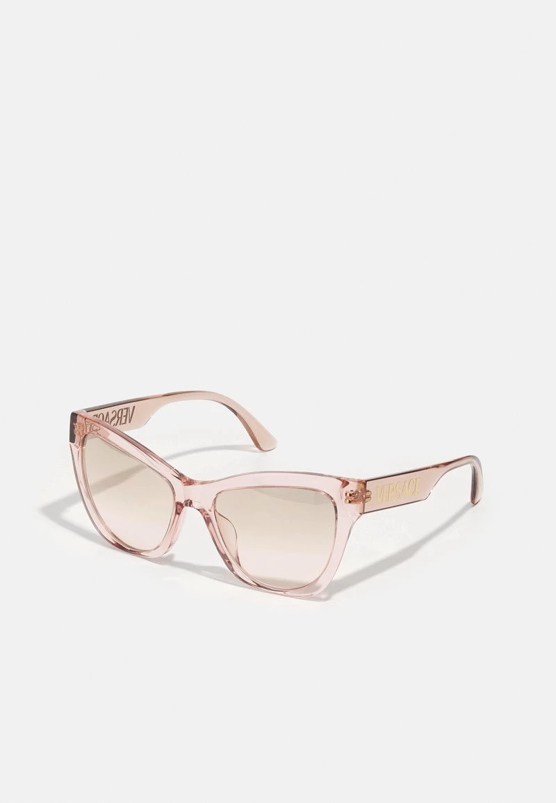 Versace Lunettes De Soleil Transparent Pink Femme 1 Versace Lunettes De Soleil Transparent Pink Femme