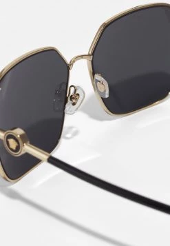 Versace Lunettes De Soleil Matte Gold Coloured Femme