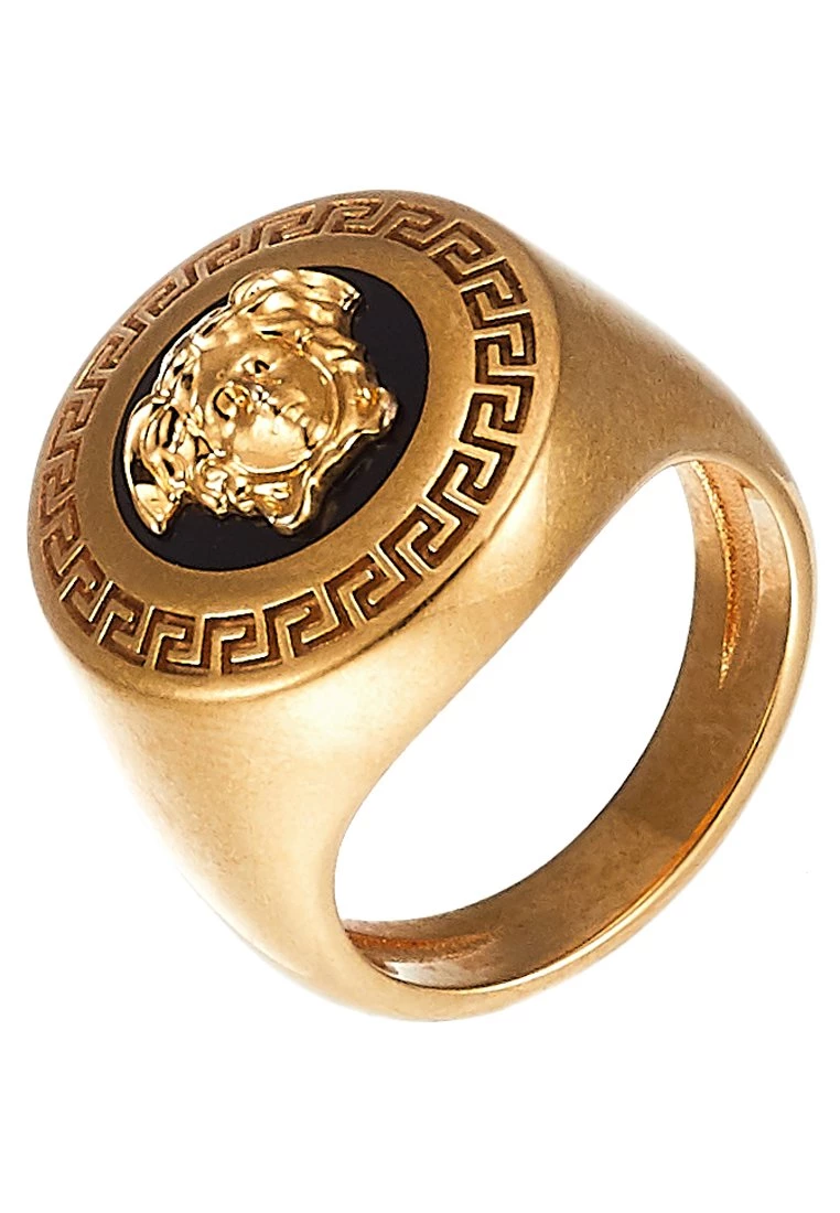 Versace Femme Bague Nero/oro Tribute 5 Versace Femme Bague Nero/oro Tribute – Image 5