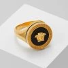 Versace Unisex Bague Nero/oro Tribute