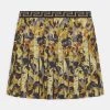 Versace Enfant SKIRT BAROCCO FLAGE Jupe Plissée Nero/oro