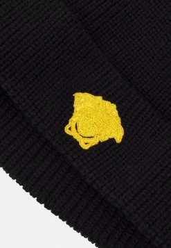 Versace SERIE MEDUSA EMBROIDERY BEANIE UNISEX Bonnet Nero -Versace Soldes 2022 152223c6ec514e05a2b4c66c6df2f412