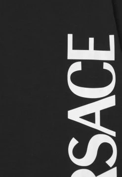 Versace DRESS LOGO Robe De Jour Nero/bianco Enfant -Versace Soldes 2022 1869716be9414573aaa82473fb1a3bec