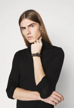 Versace BRACCIALE UNISEX Bracelet Nero/oro