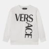 Versace LOGO UNISEX Sweatshirt Bianco/nero
