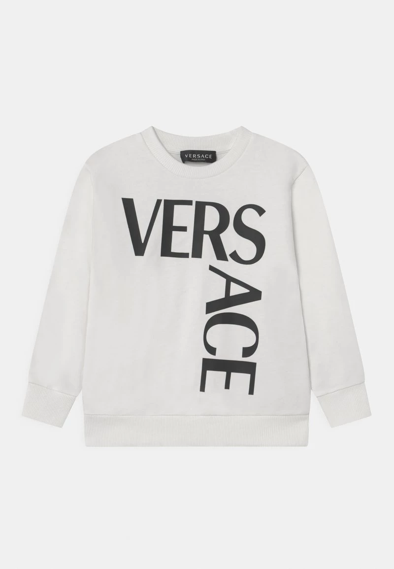 Versace LOGO UNISEX Sweatshirt Bianco/nero 1 Versace LOGO UNISEX Sweatshirt Bianco/nero