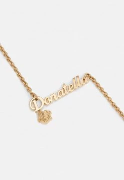 Versace NECKLACE DONATELLA LETTERING Collier Gold Coloured Unisex -Versace Soldes 2022 2075ff4433b84f02bb34b0bfe48c9b35