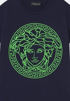 Versace MEDUSA UNISEX T Shirt Imprimé Navy -Versace Soldes 2022 2232099935a241a188255e472e21bad4