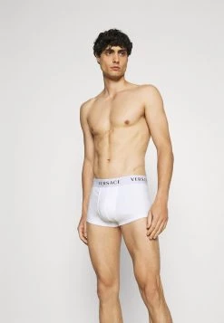 Versace PARIGAMBA BASSO INTIMO UOMO 2 PACK Shorty White Homme