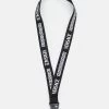 Versace LACCIO DA COLLO NASTRO ST GRECA E LOGO UNISEX Porte Clefs Nero/bianco