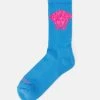 Versace Femme SOCKS Chaussettes Blue