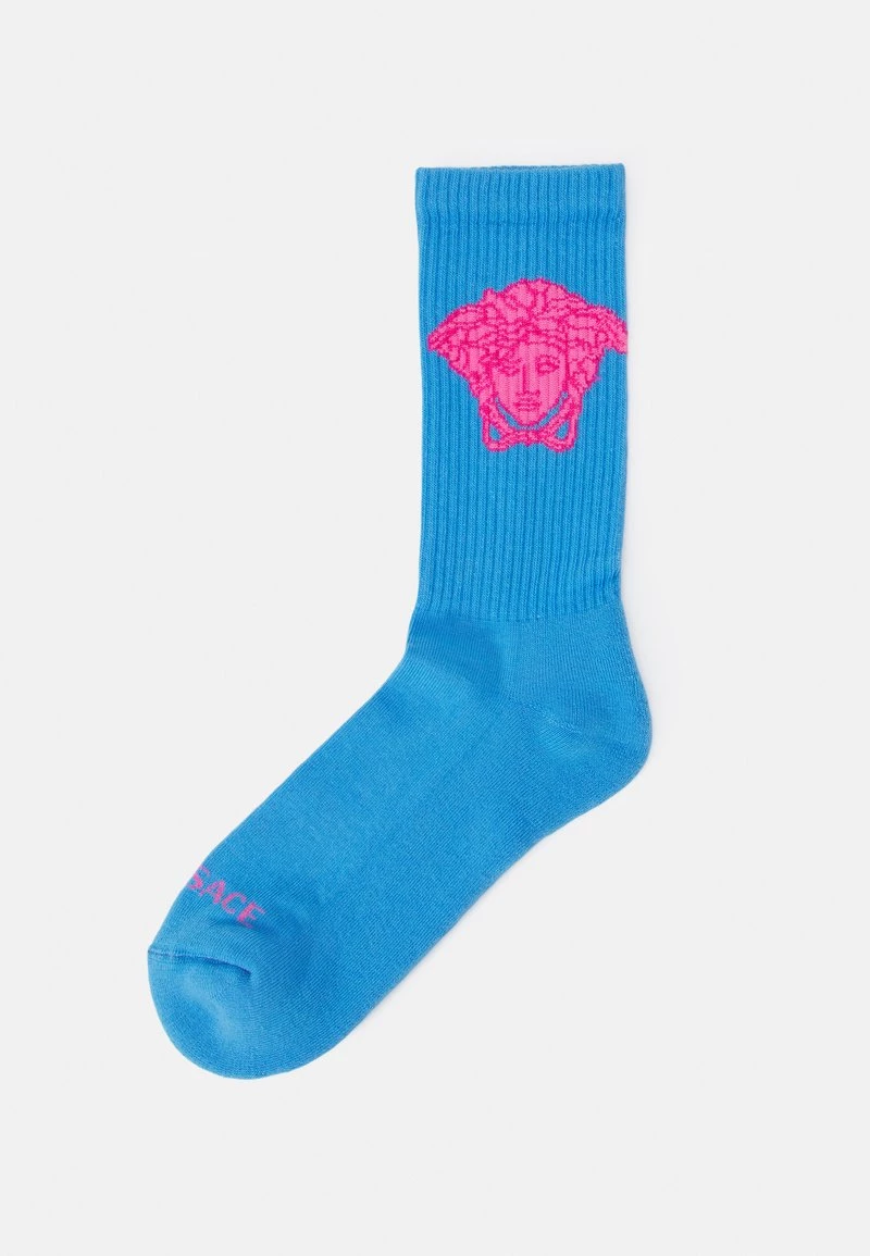 Versace Femme SOCKS Chaussettes Blue 1 Versace Femme SOCKS Chaussettes Blue