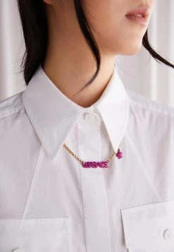 Versace Collier Gold Coloured Femme -Versace Soldes 2022 28db1f6c88e544919158975821313a32