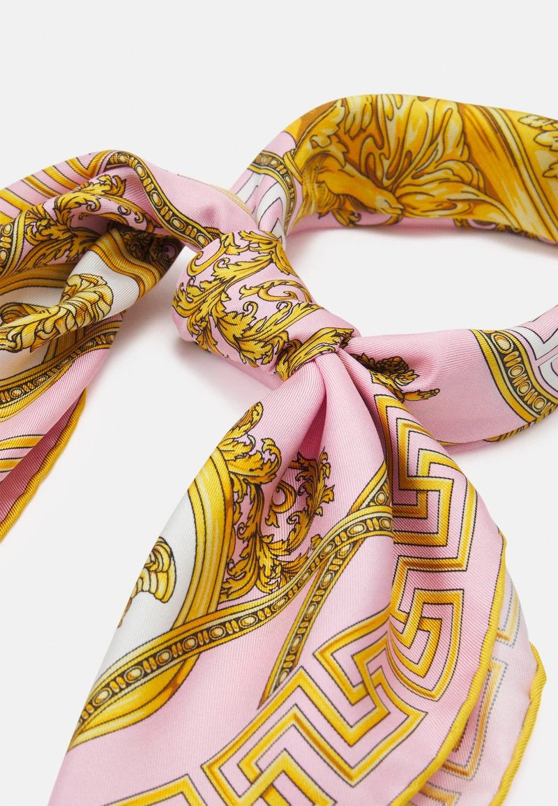 Versace UNISEX Foulard Pink/gold Coloured 2 Versace UNISEX Foulard Pink/gold Coloured – Image 2