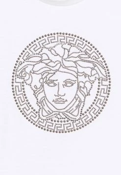 Versace SHORT SLEEVES UNITED MEDUSA UNISEX T Shirt Imprimé White/gun Metal -Versace Soldes 2022 29ba77c553da420eb53a078a555ee767