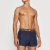 Versace Homme Short De Bain Blu/oro