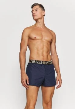 Versace Homme Short De Bain Blu/oro