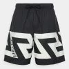 Versace Homme Short De Bain Nero/bianco