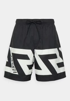 Versace Homme Short De Bain Nero/bianco