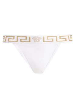 Versace THONG String Bianco Femme -Versace Soldes 2022 34925cbcffde4706b62fcf44a8d14ca3