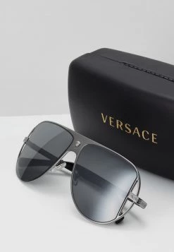Versace Lunettes De Soleil Silver Coloured Unisex -Versace Soldes 2022 35cf365fff22498db76182cda7da0efc
