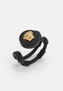 Versace UNISEX Bague Black -Versace Soldes 2022 36e2b01c0ab849b994425c0871dd36e5
