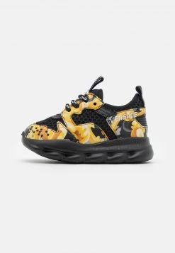 Versace Enfant Baskets Basses Nero/oro