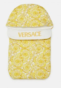 Versace OUTDOOR NEST BAROCCO KIDS LOGO UNISEX Gigoteuse Bianco/oro
