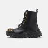 Versace Bottines à Lacets Nero/oro Enfant
