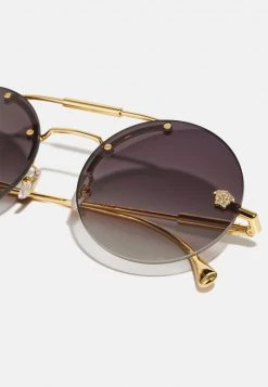Versace Femme Lunettes De Soleil Gold Coloured -Versace Soldes 2022 3d57793e034743b8bc37e6b841f3561d