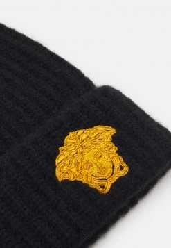 Versace BEANIE UNISEX Bonnet Black -Versace Soldes 2022 44682c87fd914170b79b2f3bb7baebfe