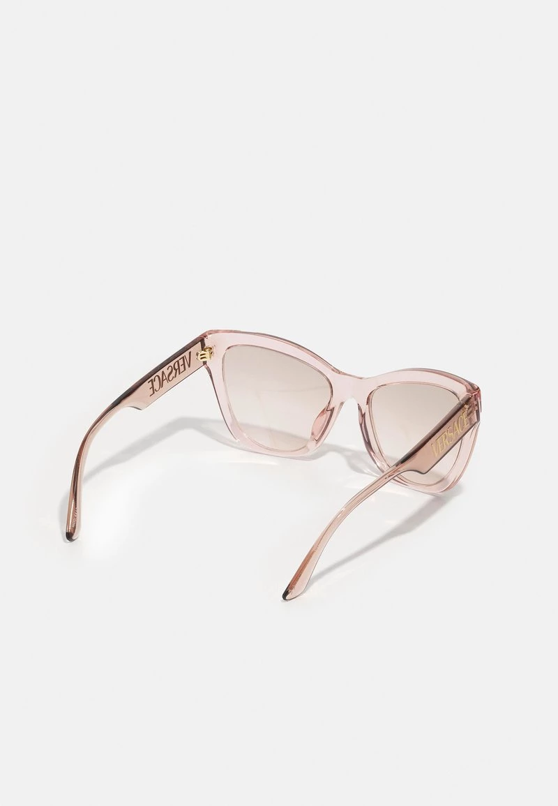 Versace Lunettes De Soleil Transparent Pink Femme 2 Versace Lunettes De Soleil Transparent Pink Femme – Image 2