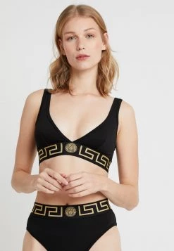 Versace BRA Soutien Gorge Triangle Nero Femme