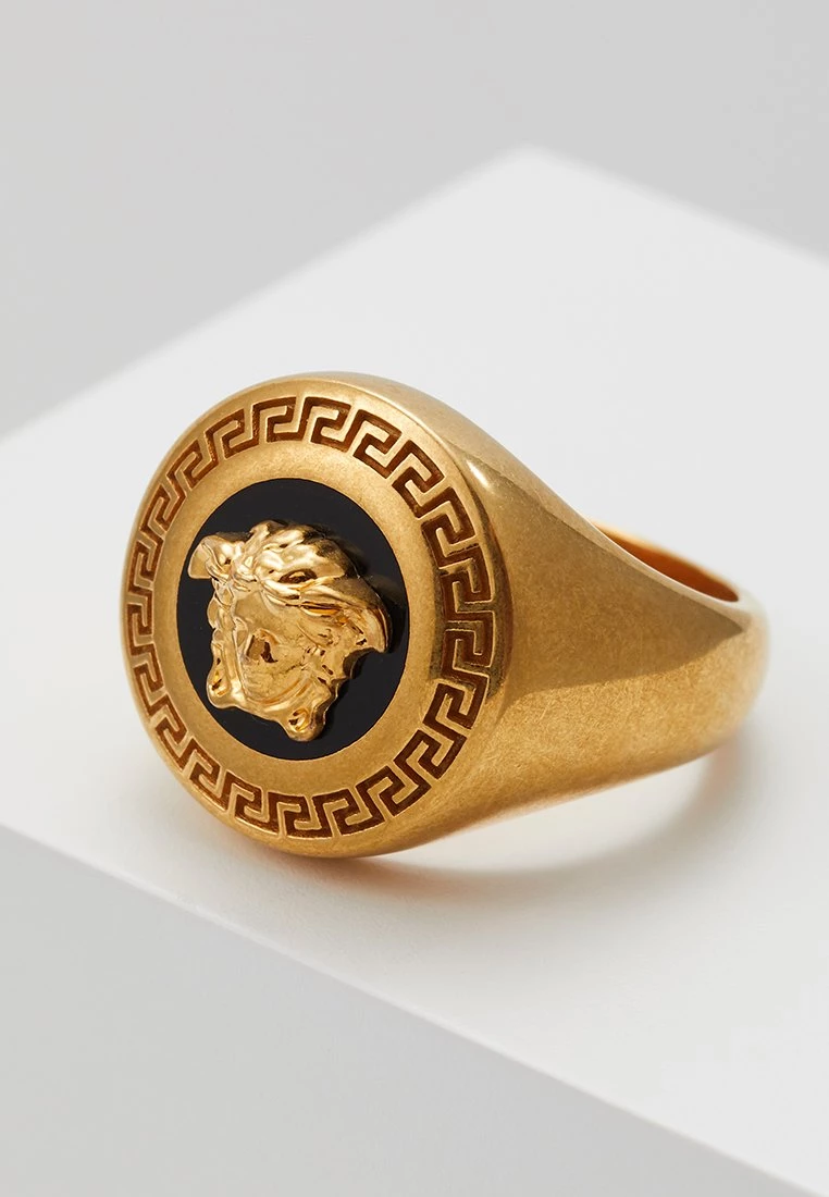Versace Femme Bague Nero/oro Tribute 6 Versace Femme Bague Nero/oro Tribute – Image 6