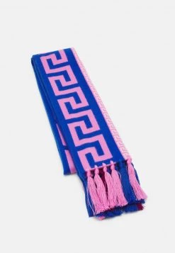 Versace SCARF UNISEX Écharpe Rosa/bluette