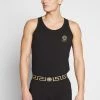 Versace Homme CANOTTA INTIMO UOMO Caraco Nero