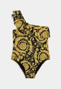 Versace VITA BAROQUE ALL OVER Maillot De Bain Nero/oro Enfant